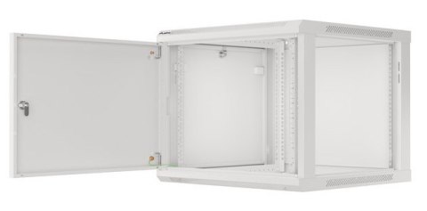 SZAFA INSTALACYJNA RACK WISZĄCA 19" 9U 600X600 SZARA DRZWI METALOWE LANBERG (FLAT PACK)