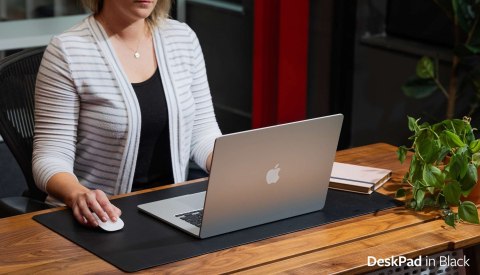 Twelve South DeskPad vegan leather - podkładka na biurko ze skóry wegańskiej (black)