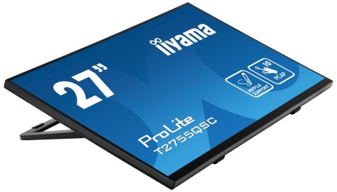 Monitor IIYAMA T2755QSC-B1 27inch LCD Dotykowy Pojemnościowy Bezramkowy Ekran dotykowy 2560x1440 panel IPS