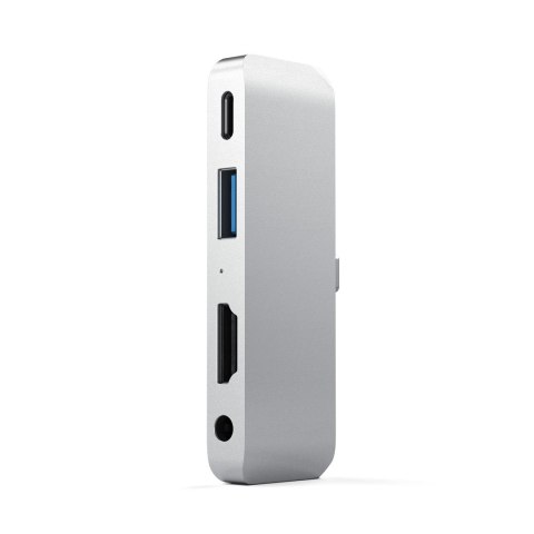 Satechi Aluminum USB-C Mobile Hub 4w1 für Apple iPad Pro Silber