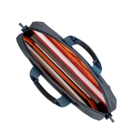 Torba do notebooka 15,6" RIVACASE Galapagos, szara, z materiału wodoodpornego