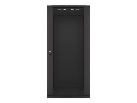 Lanberg WF01-6627-10B stojak 27U Szafa wisząca Czarny
