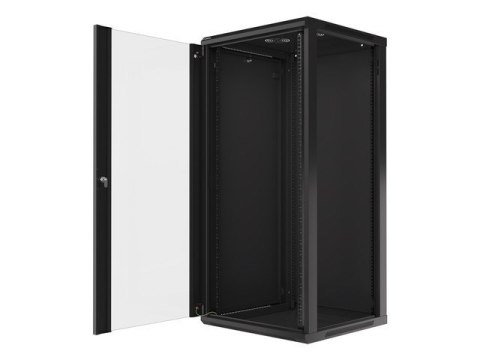Lanberg WF01-6627-10B stojak 27U Szafa wisząca Czarny