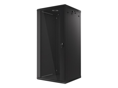 Lanberg WF01-6627-10B stojak 27U Szafa wisząca Czarny