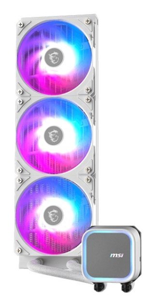 MSI MAG Coreliquid A13 360 WHITE Płyta główna, Procesor Chłodnica cieczy all-in-one 12 cm Biały 1 szt.