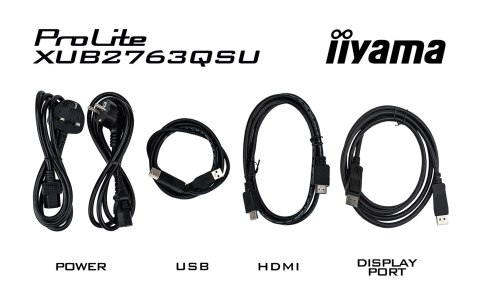 Monitor IIYAMA 68.6cm (27") XUB2763QSU-B1 16:9 HDMI+DP+USB IPS Lift