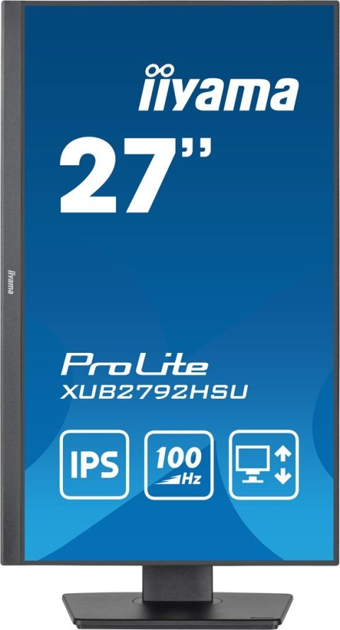 Monitor iiyama XUB2792HSU-B6 27IN FHD IPS BUSI/1920X1080 100HZ 0.4MS 250CD