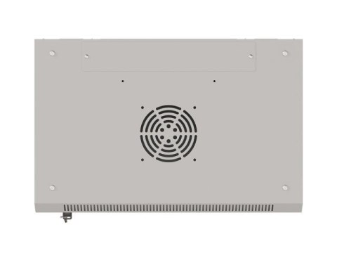 Szafa instalacyjna rack wisząca 19" 9U 540x350 szara drzwi przeszklone LANBERG (FLAT PACK)
