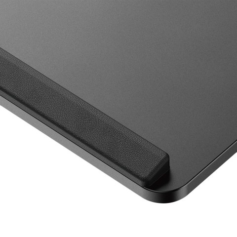 Podbiurkowy uchwyt na klawiaturę Maclean, max. obciążenie 5kg, reg. w poziomie i pionie, czarny, MC-108 B