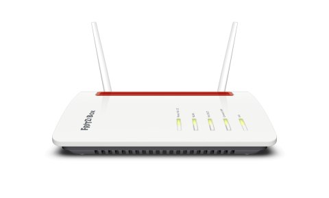 FRITZ!Box 6850 5G router bezprzewodowy Gigabit Ethernet Dual-band (2.4 GHz/5 GHz) Czarny, Czerwony, Biały