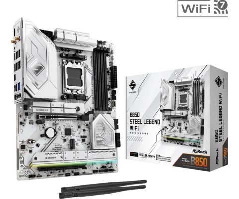 Asrock B850 Steel Legend WiFi AMD B850 Gniazdo AM5 ATX