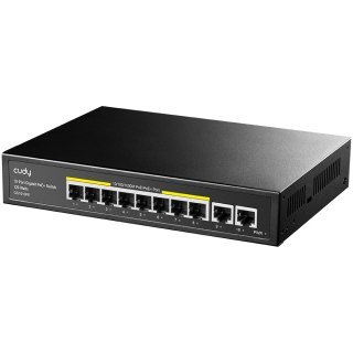 Cudy GS1010PE łącza sieciowe Gigabit Ethernet (10/100/1000) Obsługa PoE Czarny