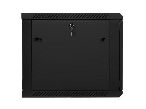 Lanberg szafa instalacyjna wisząca 19'' 9U 600x600mm czarna (drzwi szklane)