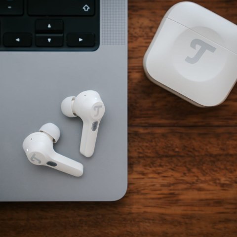 Teufel AIRY TWS Pro True-Wireless Słuchawki douszne Bluetooth srebrno-białe - Słuchawki - 20 KHz
