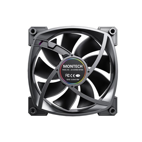 Wentylator Montech AX120 PWM ARGB, 3 szt., - 120mm