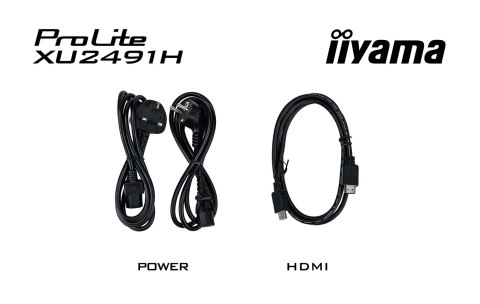 Monitor iiyama ProLite XU2491H-B1 - 24" - Płaski ekran - 60.5 cm