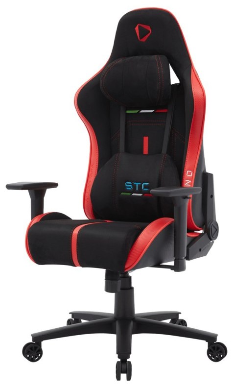 Onex AirSuede | Jednostajny | Fotele gamingowe | STC Alcantara L Series | Czarny/Czerwony