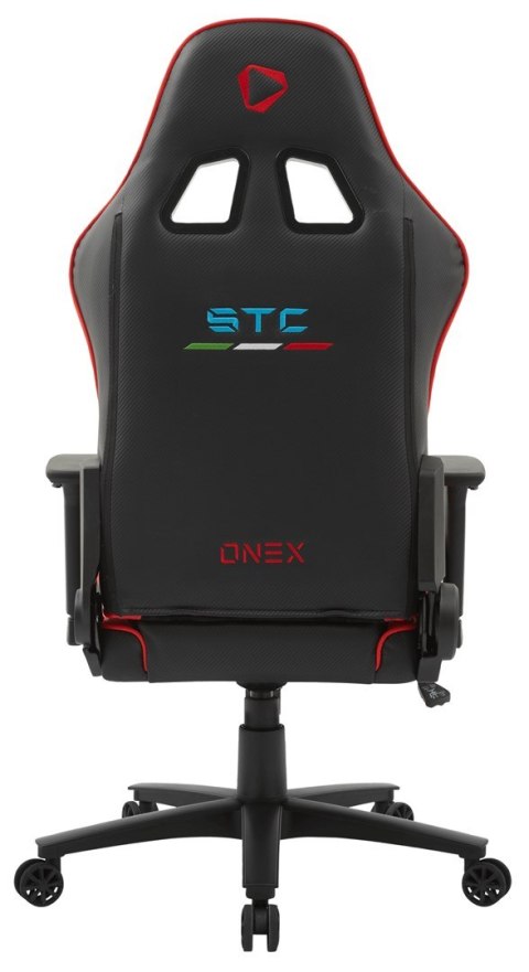 Onex AirSuede | Jednostajny | Fotele gamingowe | STC Alcantara L Series | Czarny/Czerwony