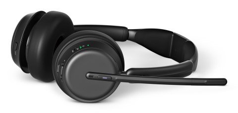 Zestaw słuchawkowy Bluetooth ANC z ładowarką EPOS IMPACT 1061T, z hybrydową aktywną redukcją szumów (ANC), kompatybilny z MS Tea