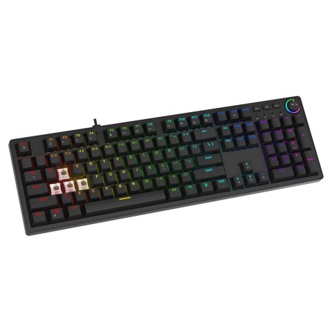 SAVIO KLAWIATURA MECHANICZNA STYX OUTEMU PEACH SILENT HOT SWAP RGB