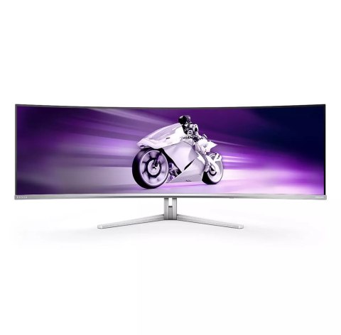Philips Evnia 8000 49M2C8900/00 monitor komputerowy 124,2 cm (48.9") 5120 x 1440 px Dual QHD QDOLED Biały