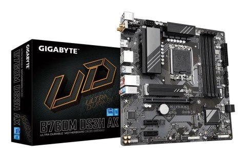 GIGABYTE B760M DS3H AX płyta główna Intel B760 Express LGA 1700 micro ATX
