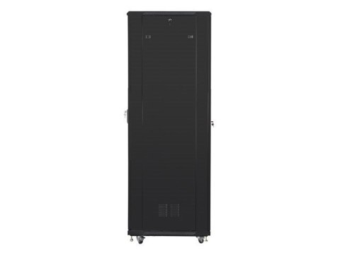 Szafa jednosekcyjna Lanberg FF01-8837-12B (37U; 19''; 1833 mm / 800mm / 800 mm; stojąca; Pełne, Szklane; 800 kg; kolor czarny)