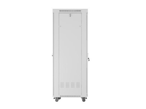 LANBERG SZAFA STOJĄCA RACK 19" 42U 600X800 SZARA DRZWI SZKLANE LCD V2 (FLAT PACK)