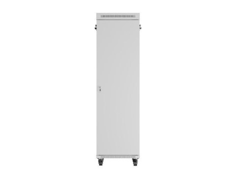 LANBERG SZAFA STOJĄCA RACK 19" 42U 600X800 SZARA DRZWI SZKLANE LCD V2 (FLAT PACK)