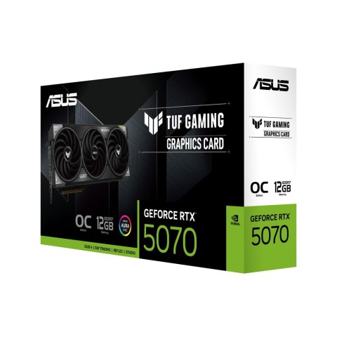 Karta graficzna ASUS TUF Gaming GeForce RTX 5070 OC 12GB (WYPRZEDAŻ)