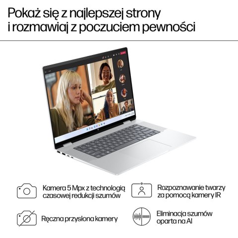 HP Envy 16-AC0013DX Ultra 5 125U 16" WUXGA Touch 16GB SSD512 BLKB x360 Win11 Glacier Silver (REPACK) 2Y