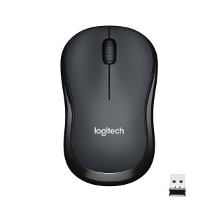 Mysz Logitech M220 Silent 910-004878 (optyczna; 1000 DPI; kolor czarny) (WYPRZEDAŻ)