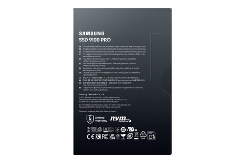 Dysk SSD Samsung 9100 PRO 4TB NVMe M.2 PCIe 5.0