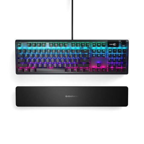 Klawiatura gamingowa SteelSeries Apex 5, układ amerykański, przewodowa, czarna Klawiatura gamingowa SteelSeries Apex 5 Hybrydowe