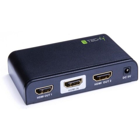 Techly IDATA HDMI2-4K2 rozgałęziacz telewizyjny HDMI 2x HDMI