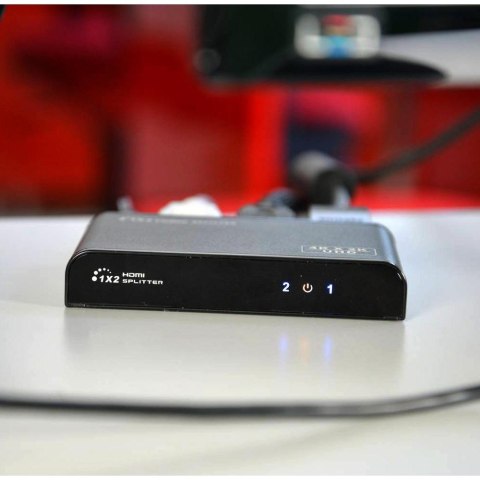 Techly IDATA HDMI2-4K2 rozgałęziacz telewizyjny HDMI 2x HDMI