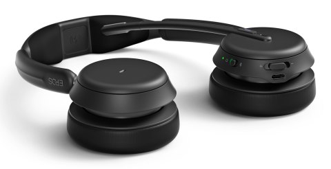 Zestaw słuchawkowy Bluetooth EPOS IMPACT 1061T z ładowarką bezprzewodową, kompatybilny z MS Teams