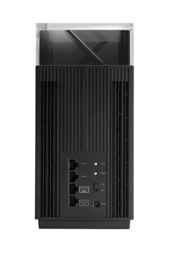 ASUS ZenWiFi Pro ET12 Trójpasmowy (2,4 GHz / 5 GHz / 6 GHz) Wi-Fi 6E (802.11ax) Czarny 3 Wewnętrzne