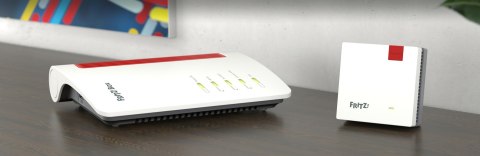 FRITZ! Mesh Set 7530 AX + 1200 AX Dual-band (2.4 GHz/5 GHz) Wi-Fi 6 (802.11ax) Czerwony, Biały 4 3G Wewnętrzny