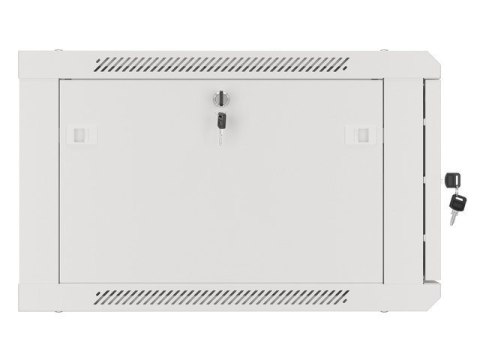LANBERG SZAFA WISZĄCA RACK 19" 6U 600X600 DRZWI METALOWE SZARA (FLAT PACK) WF01-6606-00S