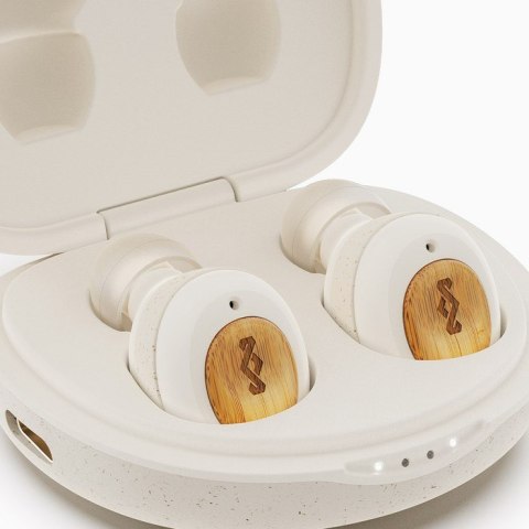 Marley True Bezprzewodowe słuchawki douszne Champion Wbudowany mikrofon Bluetooth Bluetooth Cream