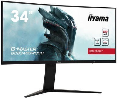 Iiyama G-MASTER GCB3480WQSU-B1 monitor komputerowy 86,4 cm (34") 3440 x 1440 px UltraWide Quad HD LCD Czarny