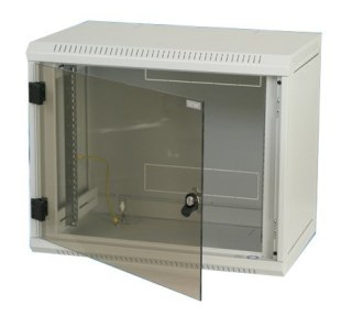 Triton 19" Rack Wall-mount 6U/500 glass door Szafa wisząca Szary