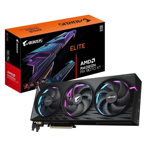 Karta graficzna Gigabyte Radeon RX 9070 XT AORUS ELITE 16GB (GV-R9070XTAORUS E-16GD)