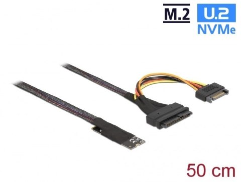 Adapter NVMe Delock M.2 Key M zu U.2 SFF-8639 NVMe Adapter 50cm