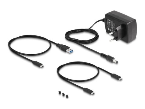 Delock - Kontroler pamięci - Funkcja klonowania - 2.5", 3.5", M.2 (6.4 cm, 8.9 cm) - Karta M.2 (PCIe NVMe i SATA) / SATA SSD - U