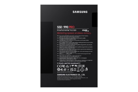 Samsung 990 PRO M.2 4 TB PCI Express 4.0 NVMe V-NAND MLC
