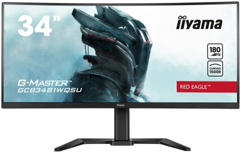 Iiyama G-MASTER GCB3481WQSU-B1 monitor komputerowy 86,4 cm (34") 3440 x 1440 px UltraWide Quad HD LCD Czarny