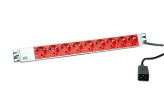 Przedłużacz Bachmann Wnętrze 9AC Wyjścia 2m Szaro-Czerwony (333936)