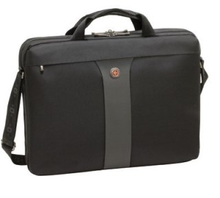 Wenger/SwissGear Legacy 17 torba na notebooka 43,2 cm (17") Aktówka Czarny, Szary
